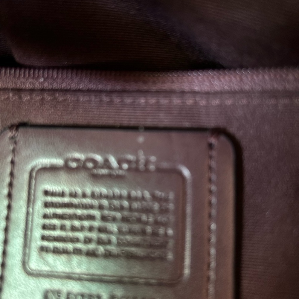 Coach NWOT Ox Blood Leather Ava Tote - Picture 9 of 12